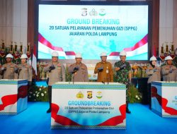 Komitmen Dukung Program MBG, Kapolri Resmikan 20 SPPG Jajaran Polda Lampung