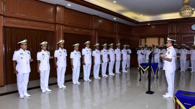 PANGLIMA KOLINLAMIL PIMPIN SERTIJAB SEJUMLAH PEJABAT STRATEGIS KOLINLAMIL