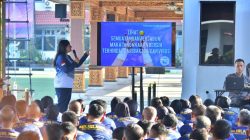 PRAJURIT DAN PNS KOLINLAMIL ANTUSIAS IKUTI PENYULUHAN KESEHATAN TENTANG VARIAN BARU COVID-19 DAN PENTINGNYA PHBS