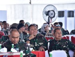 JELANG UPACARA AKBAR, PANGLIMA KOLINLAMIL HADIRI GLADI BERSIH UPACARA MILITER DI BATUJAJAR