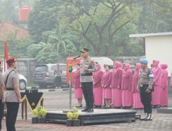 Kapolres Metro Bekasi Pimpin Sertijab, Pengukuhan, dan Kenal Pamit Pejabat Baru di Gedung Promoter