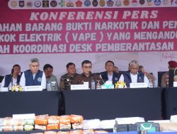 Musnahkan 474 Kg Narkoba, Menko Polkam: Negara Tegas Perang Lawan Narkoba