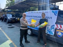 Polres Pelabuhan Tanjung Priok Salurkan 1,5 Ton Beras Lewat Program Gerakan Pangan Murah Bersama Bulog