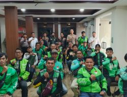 Bhakti Kesehatan dan Bhakti Sosial Polsek Metro Penjaringan Bersama Komunitas Ojol Jakut
