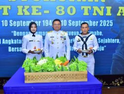Kolinlamil Gelar Upacara HUT Ke-80 TNI Angkatan Laut, Teguhkan Komitmen Pengabdian