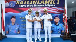 Komandan Satlinlamil 1 Pimpin Sertijab Komandan KRI Mentawai – 959: Tongkat Komando Resmi Diserahterimakan
