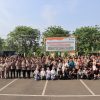 Datangi polres metro Bekasi kota mahasiswa dan pelajar berikan dukungan moril