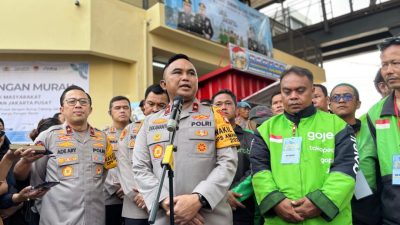 Jumat Peduli Polda Metro Jaya Luncurkan Rakyat Mart Dukung Gerakan Pangan Murah