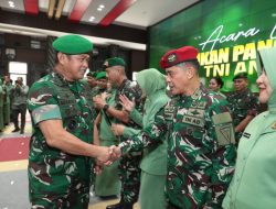 Kasad Terima Laporan Korps, 65 Pati TNI AD Naik Pangkat
