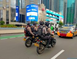 Jaga Jakarta Aman, Ratusan Polisi Turun Patroli Sore Ini