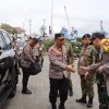 Pengamanan Kunjungan Presiden RI Prabowo Subianto Tinjau Kekuatan Maritim TNI AL dan Anugerahkan Kenaikan Pangkat di Mako Kolinlamil Jakarta”