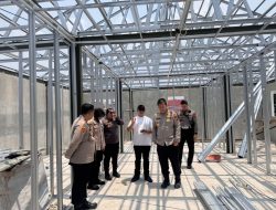 Tinjau Lokasi SPPG, Kapolres Metro Bekasi Kota dan Dirpolairud Cek Progres Pembangunan Fasilitas Gizi di Pekayon
