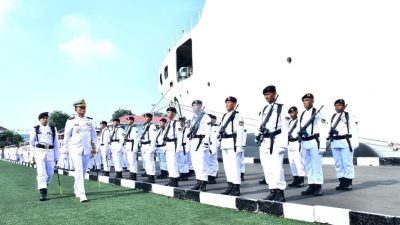 Kolinlamil Gelar Upacara Hut ke 80 TNI, TNI Prima – TNI Rakyat – Indonesia Maju