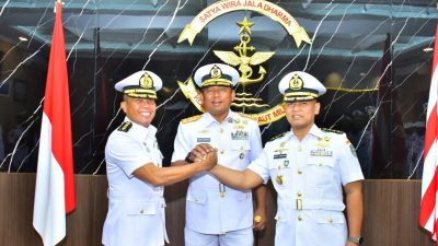 Kolinlamil Laksanakan Sertijab Kadisharkap, Tegaskan Komitmen Kesiapan Armada
