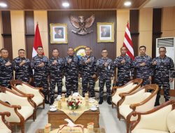 Perkuat Sinergi AntarKomando, Panglima Kolinlamil Audiensi Dengan Pangkoarmada II Di Surabaya
