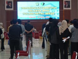 Polres Metro Bekasi Gelar Tes Kesehatan Rekrutmen Relawan SPPG Itwasum dan Cibatu