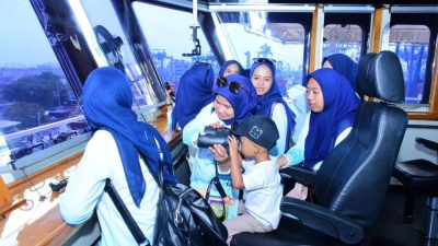 Kolinlamil Ajak Anak TK Alam Layung Indah Jelajahi KRI RJW 992