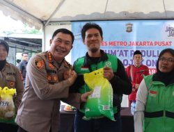 Kapolres Jakpus Resmikan Gerai Rakyat Auto ke-4 untuk Ojol: “Polisi dan Ojol Sama-sama Mengabdi untuk Masyarakat”