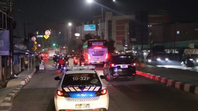 Dipimpin Kapolres, Polres Metro Bekasi Gelar Apel Patroli Skala Besar dan KRYD