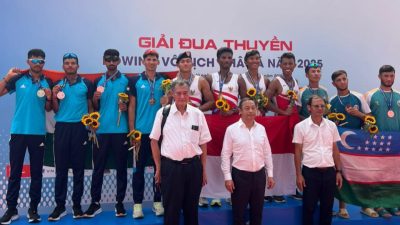 Lagi Lagi Juara! Prajurit Kolinlamil Kibarkan Merah Putih Dilangit Vietnam!