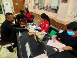 Brimob Polda Metro Jaya Gelar Donor Darah Sebagai Wujud Kepedulian Sosial di Momen HUT ke-80 Korps Brimob Polri