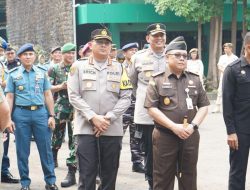 Kapolres Metro Jakarta Utara Hadiri Kunjungan Kerja Danrem 0502/Wkr Bersama Forkopimko di Kodim 0502/JU
