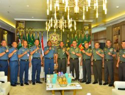 Perkuat Sinergi Antar Matra, Panglima Kolinlamil Laksanakan Audiensi Ke Pangkostrad