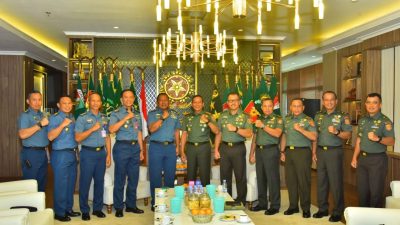 Perkuat Sinergi Antar Matra, Panglima Kolinlamil Laksanakan Audiensi Ke Pangkostrad