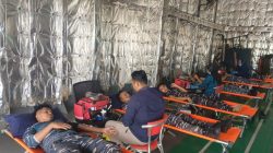 KRI Teluk Calang 524 Gelar Bhakti Sosial Donor Darah Di Merauke