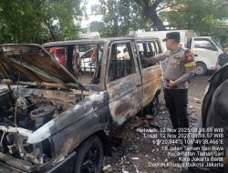 Respon Cepat Pamapta III Datangi TKP, Kebakaran di Bawah Layang Karang Anyar Berhasil Dipadamkan