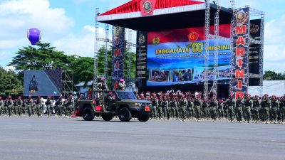 KAS KOLINLAMIL HADIRI PUNCAK PERINGATAN HUT KE-80 KORPS MARINIR