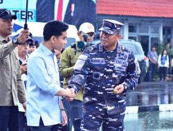 PANGKOLINLAMIL SAMBUT WAPRES GIBRAN RAKABUMING RAKA DI DERMAGA MAKO KOLINLAMIL TANJUNG PRIOK