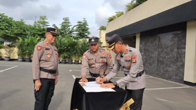 Polres Metro Bekasi Kota Gelar Apel Deklarasi, Tegaskan Komitmen WBK-WBBM  