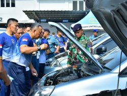 KOLINLAMIL GELAR APEL RANDIS: PASTIKAN ARMADA KENDARAAN SIAP MENDUKUNG TUGAS OPERASIONAL