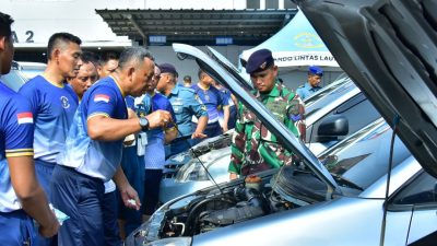 KOLINLAMIL GELAR APEL RANDIS: PASTIKAN ARMADA KENDARAAN SIAP MENDUKUNG TUGAS OPERASIONAL