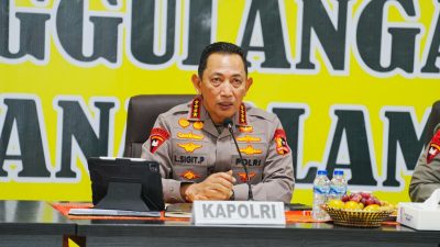 Kapolri Pimpin Rakor Bencana dengan Forkopimda Sumut, Bahu Membahu Tangani Bencana