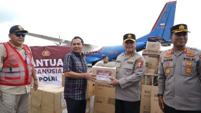 Kapolri Salurkan Bantuan Kemanusiaan untuk Korban Bencana di Lhokseumawe