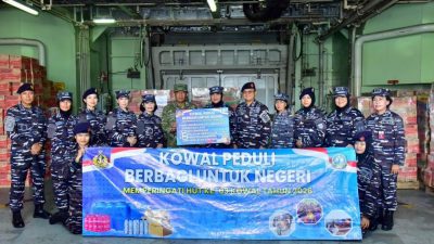 DARI KOLINLAMIL, KOWAL SALURKAN BANTUAN DAN KEPEDULIAN MENUJU SUMATERA