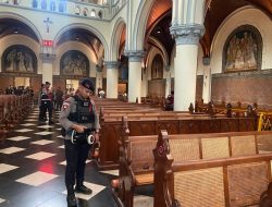 Sterilisasi Gereja Katedral, Jakarta Pusat, Brimob PMJ Pastikan Keamanan Ibadah Natal