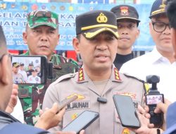 Polres Metro Tangerang Kota mendirikan 10 titik posko pengamanan perlintasan dump truck selama libur Nataru