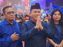 Ketua Umum DPP Perisai Kebenaran Nasional (PKN), Dikaios Mangapul Sirait, S.H, Hadiri Perayaan Natal Partai Demokrat Tahun 2025