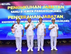 PANGKOLINLAMIL PIMPIN PENGUKUHAN SAHLI D JEMEN SERTA PENYERAHAN JABATAN KADISKUM DAN KAPUSKODAL KOLINLAMIL