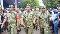 Kasad Hadiri Panen Raya di Cilebar Karawang, Presiden RI Umumkan Swasembada Pangan Nasional