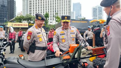 Wakapolda Metro Jaya Pimpin Apel Ditsamapta Berikan Apresiasi dalam Menjaga Kondusifitas Jakarta