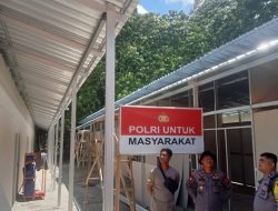 Progres Pembangunan Huntara Puluik Puluik di Polda Sumatera Barat