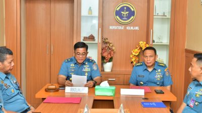 INSPEKTUR KOLINLAMIL PIMPIN TAKLIMAT AWAL AUDIT KINERJA TA 2026 DI SOPS KOLINLAMIL