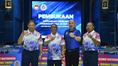 PANGKOLINLAMIL HADIRI PEMBUKAAN KEJUARAAN TENIS MEJA PANGKOARMADA RI CUP 2026