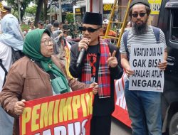 Pastikan Berada di Garis Perjuangan Rakyat, Jalih Pitoeng Hadiri Aksi di Istana Wapres