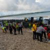 Polda Bali bersama TNI dan Masyarakat Gelar Karya Bakti Pembersihan Pantai Kedonganan dan Kuta