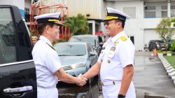 KAS KOLINLAMIL SAMBUT KUNJUNGAN KEHORMATAN CHIEF OF STAFF, JAPAN MARITIME SELF-DEFENSE FORCE DI MAKO KOLINLAMIL